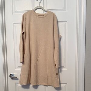 Simply southern sweater dress with button detail